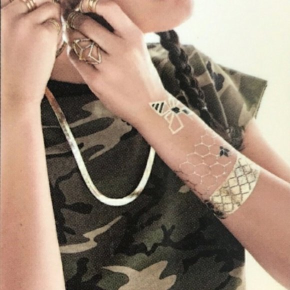 Flash Tattoos Beyonce Authentic Temporary Tattoos - Picture 2 of 6